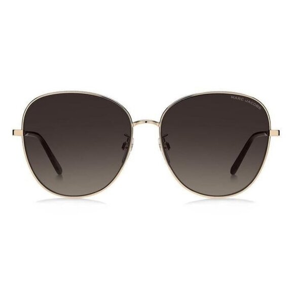 New MARC JACOBS Gold Square Marc 664/G/S RHL HA Sunglasses Women - Picture 2 of 4